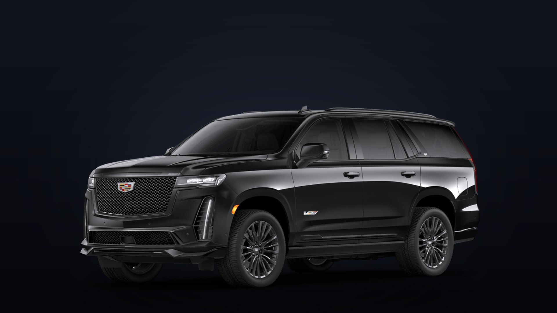 Black luxury SUV for Colorado mountain transfers
